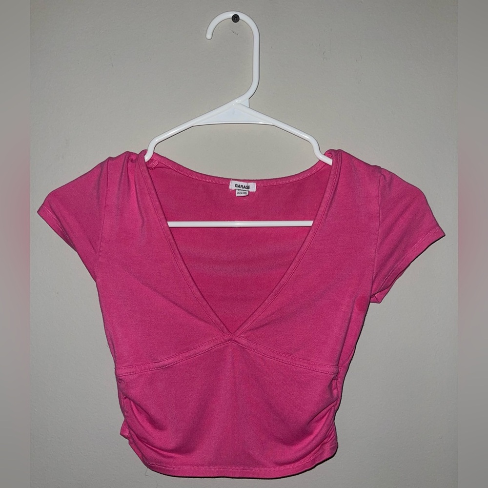 Garage Pink Cropped Top